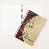 "Elegant Burnt Henna" Personalisiert Planer (Anzeige)