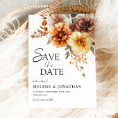 Elegant Burnt Orange Rust Terracotta Hochzeit im H Save The Date