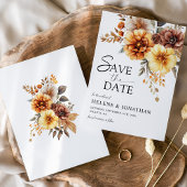 Elegant Burnt Orange Rust Terracotta Hochzeit im H Save The Date