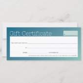 ELEGANT Business Beauty Salon Blue Mint ombre (Vorderseite)