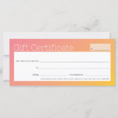 ELEGANT Business Beauty Salon gelb pink ombre (Vorderseite)