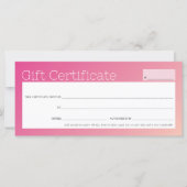 ELEGANT Business Beauty Salon hübsch rosa ombre (Vorderseite)