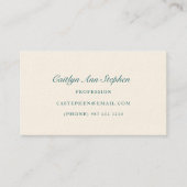Elegant Business Card Visitenkarte (Vorderseite)