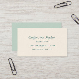 Elegant Business Card Visitenkarte