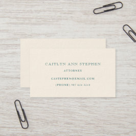 Elegant Business Card Visitenkarte