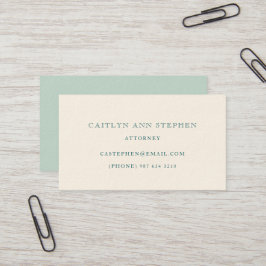 Elegant Business Card Visitenkarte