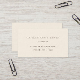 Elegant Business Card Visitenkarte