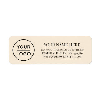 Elegant Business Logo Return Address