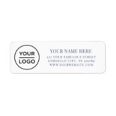 Elegant Business Logo Return Address (Vorne)