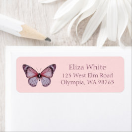 Elegant Butterflies Brautparty Address CUSTOM