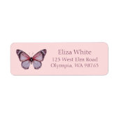 Elegant Butterflies Brautparty Address CUSTOM (Vorne)