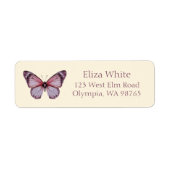Elegant Butterflies Brautparty Address CUSTOM (Vorne)