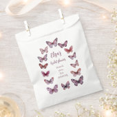 Elegant Butterflies Brautparty Arch CUSTOM Geschenktütchen (Ausgeschnitten)