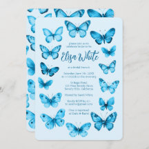 Elegant Butterflies Brautparty CUSTOM