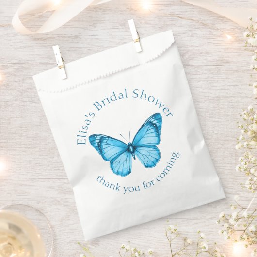 Elegant Butterflies Brautparty CUSTOM Geschenktütchen (Ausgeschnitten)