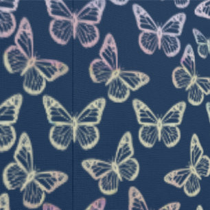 Elegant Butterflies Girly Niedlich Hübsch Navy Blu Tapete