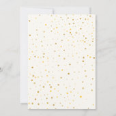 Elegant Butterfly auf der Way Girl Dusche Einladung (Rückseite)