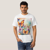 "Elegant Butterfly Bliss T - Shirt" T-Shirt (Vorne ganz)