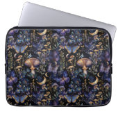 Elegant Butterfly Floral Moons Pattern Laptopschutzhülle (Vorderseite)