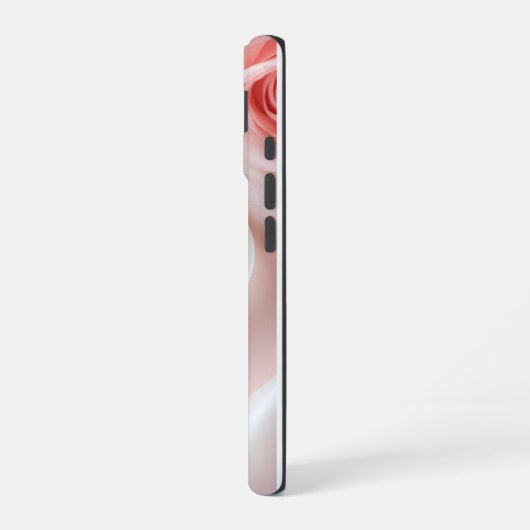 Elegant Butterfly Heart Mobile Case iPhone 16 Hülle (Linke Seite)