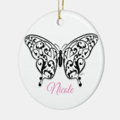 Elegant Butterfly Keramik Ornament Design von Eksi (Links)