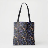 Elegant Butterfly Moths Floral Pattern Tasche (Vorderseite)