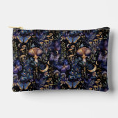 Elegant Butterfly Moths Floral Pattern Zubehörtasche (Vorderseite)