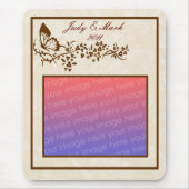 Elegant Butterfly Mouse Pad Mousepad (Vorne)