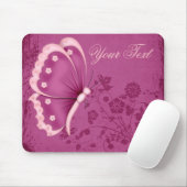 Elegant Butterfly Mousepad (Mit Mouse)