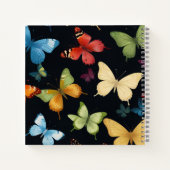 Elegant Butterfly Notizblock (Rückseite)