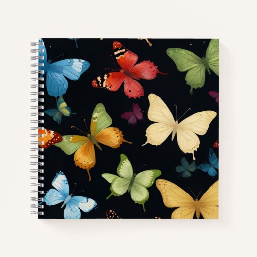 Elegant Butterfly Notizblock (Vorderseite)
