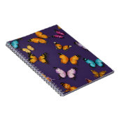 Elegant Butterfly Notizblock (Rechte Seite)
