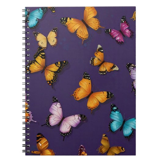 Elegant Butterfly Notizblock (Vorderseite)