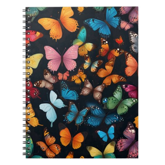 Elegant Butterfly Notizblock (Vorderseite)