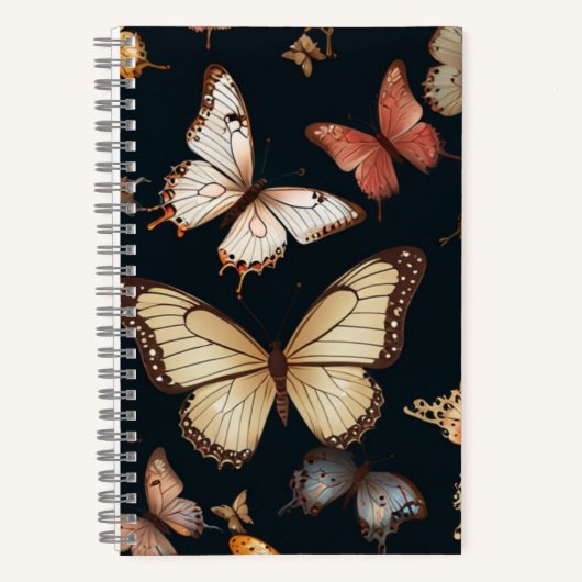 Elegant Butterfly Notizblock (Vorderseite)