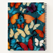 Elegant Butterfly Notizblock (Rückseite)