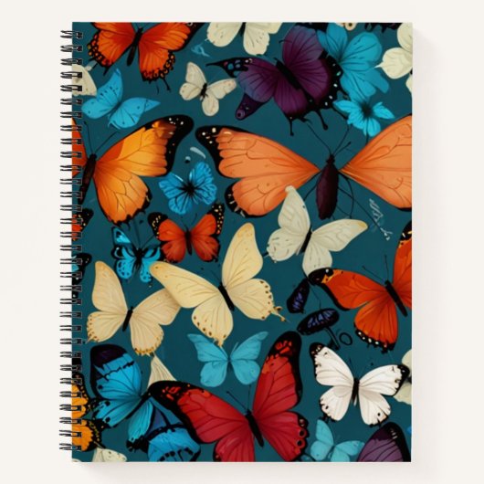 Elegant Butterfly Notizblock (Vorderseite)