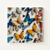 Elegant Butterfly Notizblock (Rückseite)