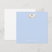 Elegant Butterfly Personalisiert Danke (Vorne/Hinten)