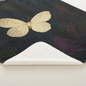 Elegant Butterfly Sherpa Blanket Sherpadecke (3/4)