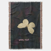 Elegant Butterfly Throw Blanket Decke (Vorderseite Vertikal)