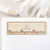 Elegant Butterfly Wedding Address Labels (Insitu)