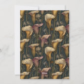 Elegant Call Lilies Accent 80Th Birthday Einladung (Rückseite)