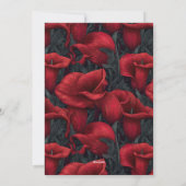 Elegant Call Lilies Luxury 20Th Birthday Einladung (Rückseite)