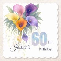 Elegant Calla Lily 60. Geburtstag Meilenstein