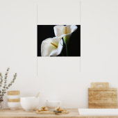 Elegant Calla Lily Blume 13 Poster (Küche)