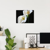 Elegant Calla Lily Blume 13 Poster (Heimbüro)