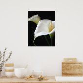Elegant Calla Lily Blume 16 Poster (Küche)