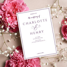 Elegant Callighraphy Script Wedding