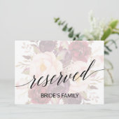 Elegant Calligraphy | Abgestumpftes florales Zeich (Stehend Vorderseite)